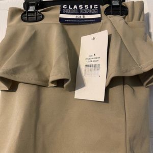 Girls Size 5 Khaki School Skirt